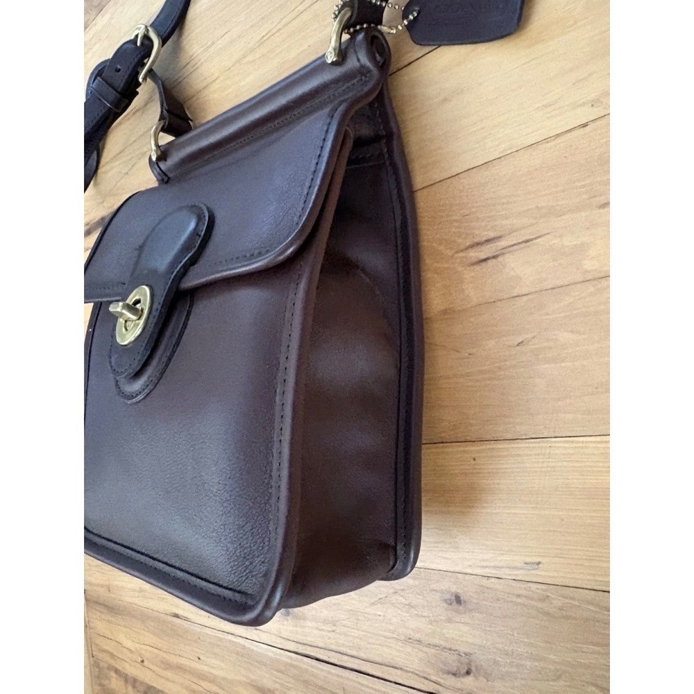 Vintage Coach Murphy Bag 9930 Mahogany Leather 1998 USA Crossbody - Picture 7 of 11